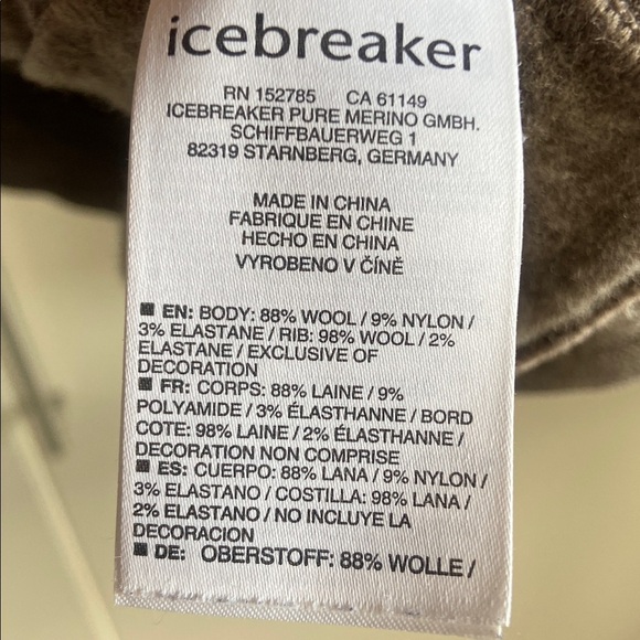 Icebreaker RealFleece Tabi Merino Wool Full Zip Jacket - Picture 9 of 13